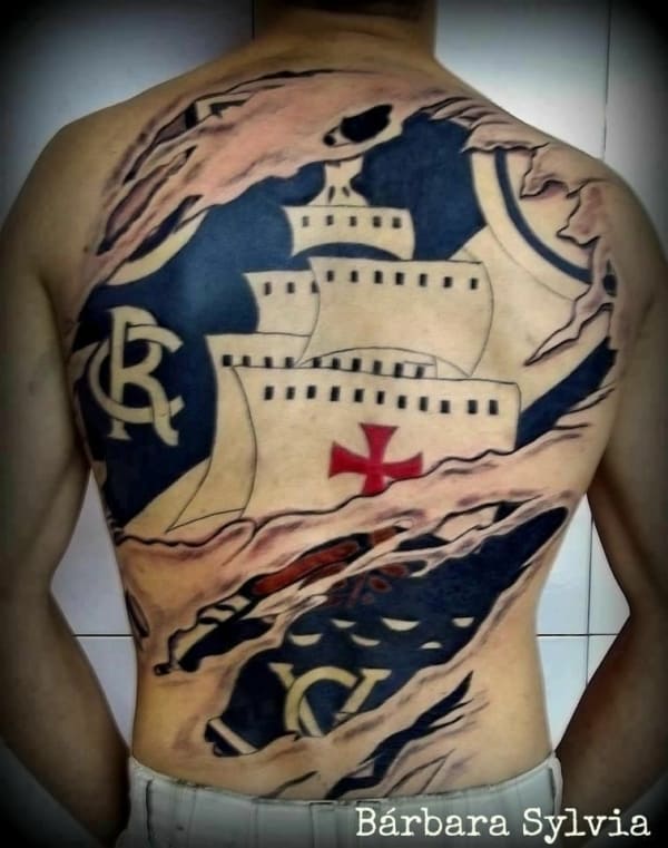 25 tattoo Vasco nas costas Barbara Sylvia
