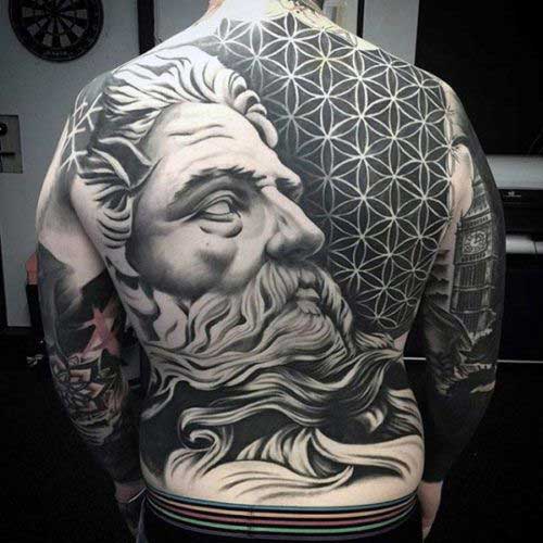27 tatuagem grande Zeus Pinterest