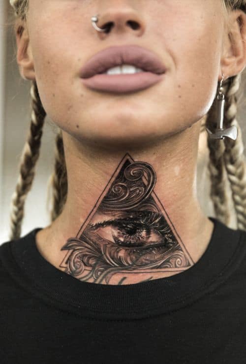 28 tatuagem feminina olho que tudo vê Pinterest