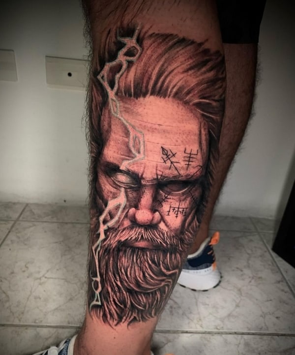 47 tattoo grande Zeus perna @steban morenotattoo
