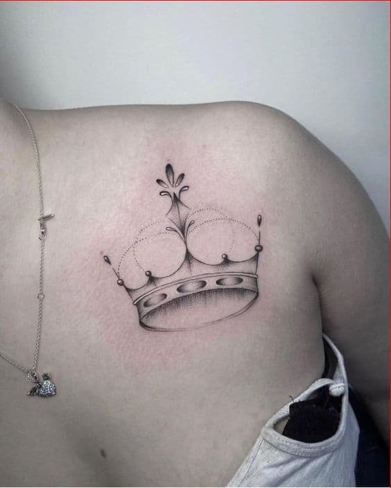 54 tatuagem feminina de coroa Pinterest