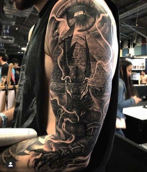 tatuagem Anubis