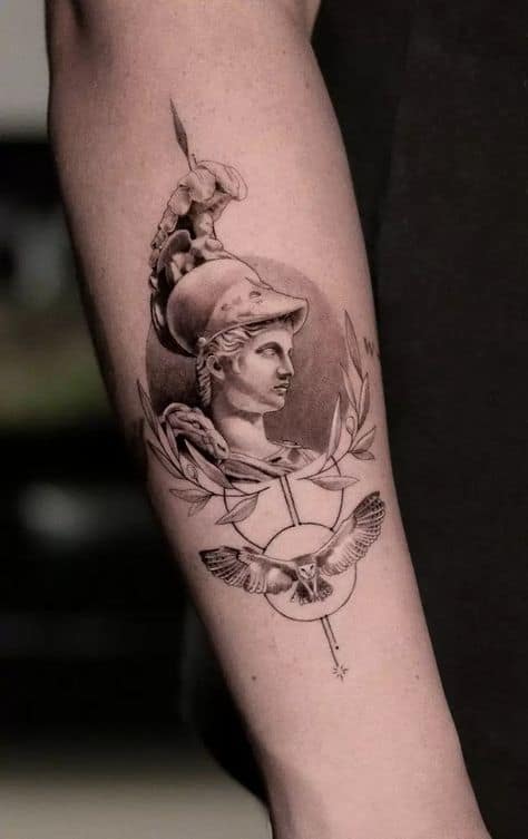 tatuagem mitologia masculina pequena ideias