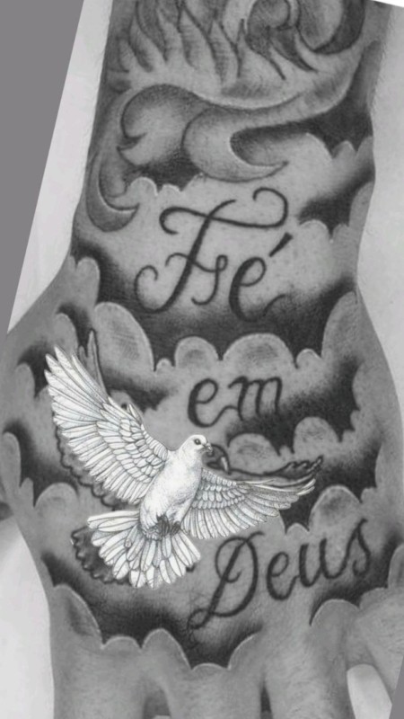 21 tatuagem na mão Fé em Deus Pinterest
