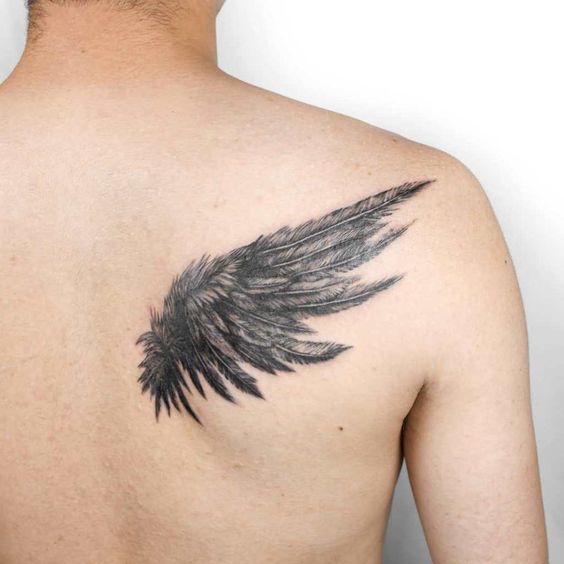 26 tatuagem asa de anjo nas costas Pinterest