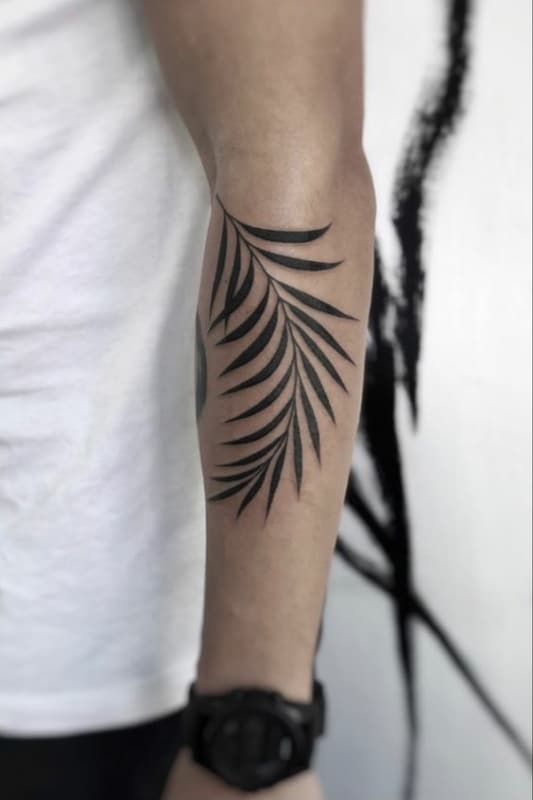 44 tattoo masculina de ramo no braço Pinterest