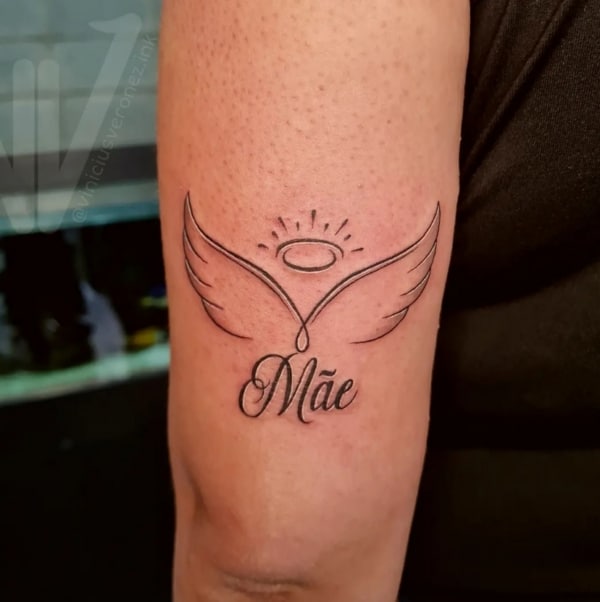 6 tatuagem asa de anjo homenagem mãe @viniciusveronez ink