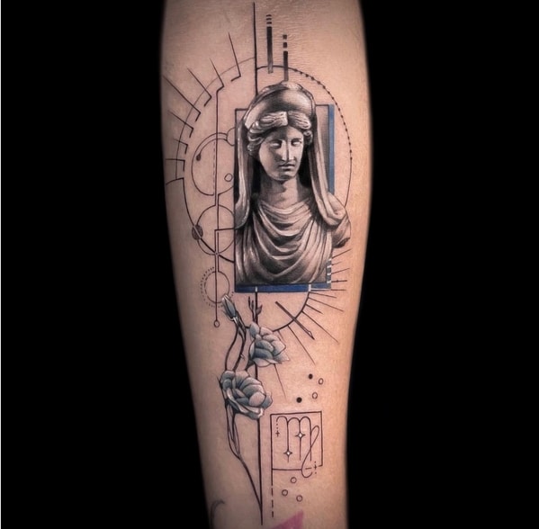 17 tattoo escultura deusa grega Deméter @kim chen99