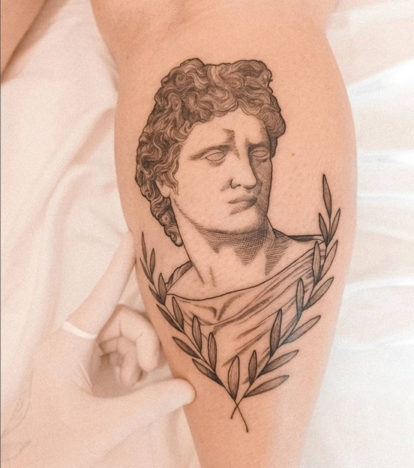 20 tattoo mitologia grega Apolo @pinkeyes tattoo
