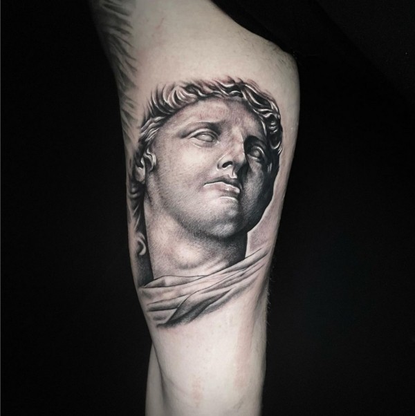 22 tatuagem deus grego apolo @elpayo tattoo