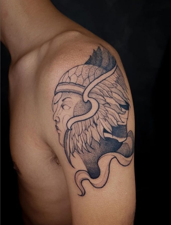 31 tatuagem de deus grego Hermes @jhntattoo