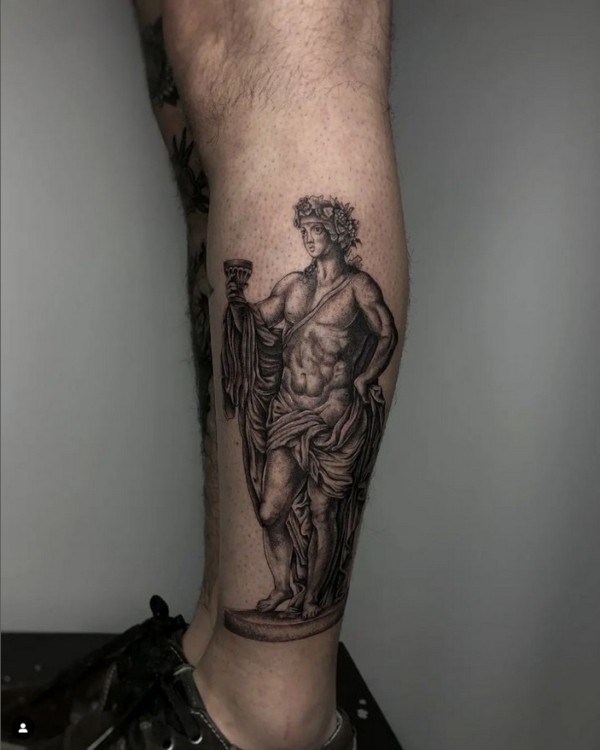 36 tatuagem deus grego dos vinhos @nicosalas ttt