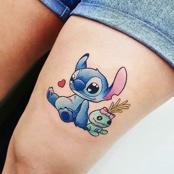 tatuagem do Stitch