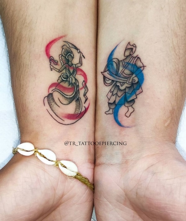 16 tatuagens pequenas Ogum e Iansã @tr tattooepiercing
