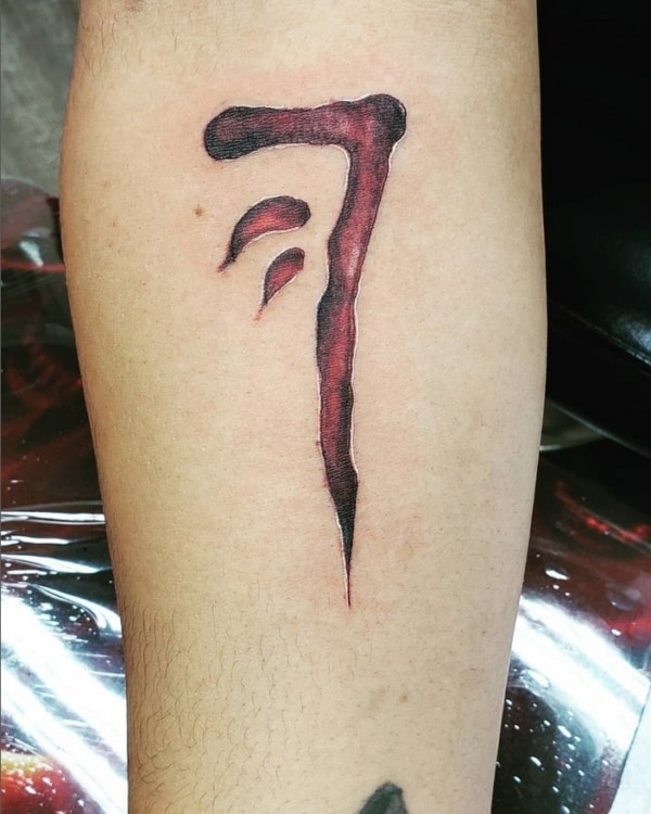 27 tattoo marca de Caim série Supernatural @inkymo