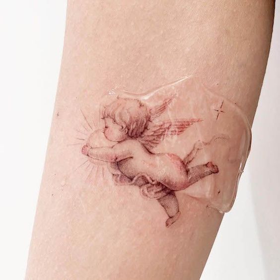 39 tattoo feminina anjinho bebê Pinterest