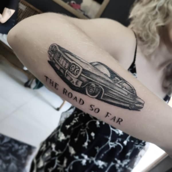 39 tatuagem feminina carro Supernatural @fabio tattoos