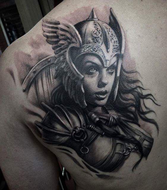 4 tatuagem viking guerreira Pinterest