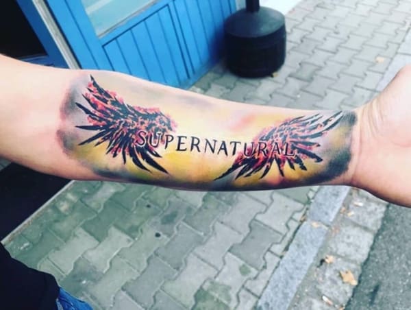 52 tattoo masculina no braço Supernatural Pinterest