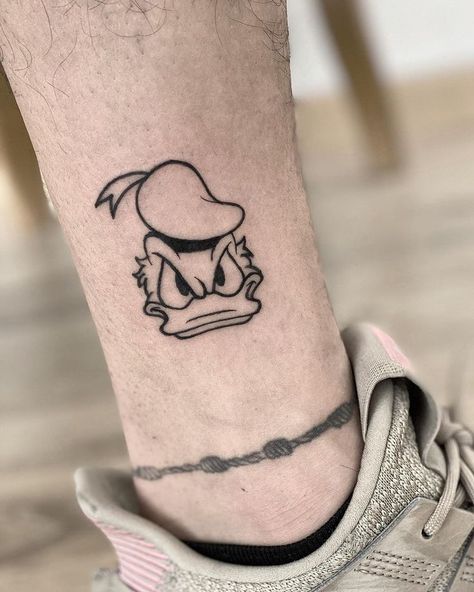 Tatuagens de desenho animado Donald