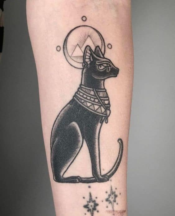 18 tattoo gato preto egípcio Pinterest
