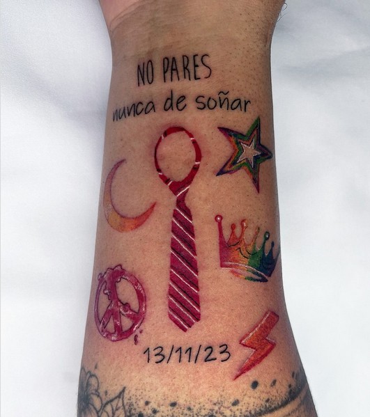 18 tatuagem RBD colorida @botatattoo
