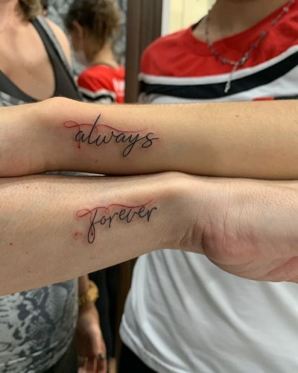 19 tatuagem de casal em inglês @xaviertattoo019