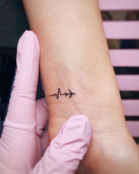 24 tattoo viagem minimalista Pinterest