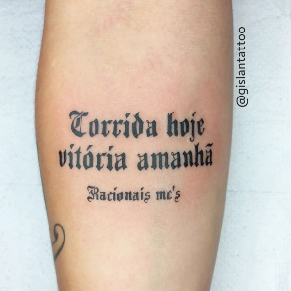 4 tattoo Racionais @gislantattoo