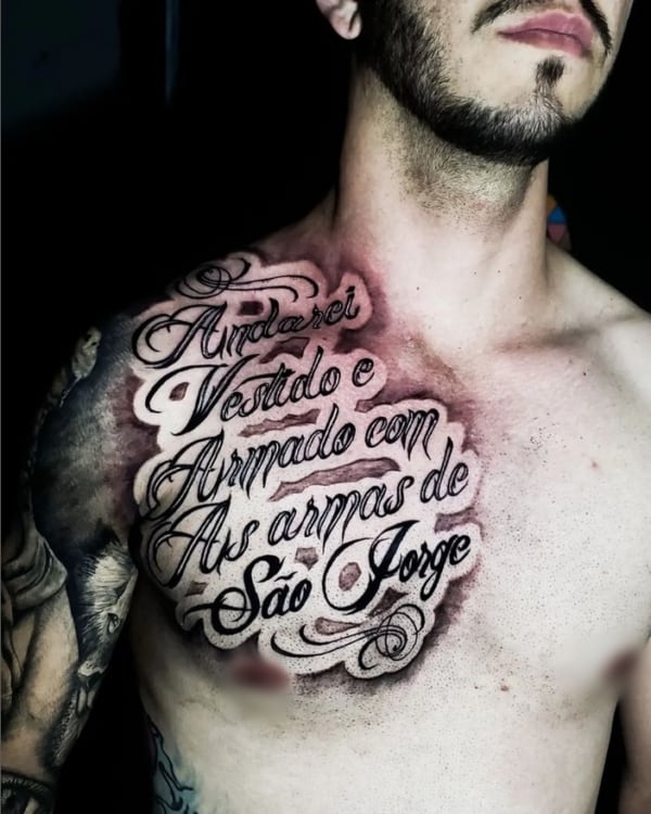 4 tatuagem masculina lettering @tattoomurilosilva