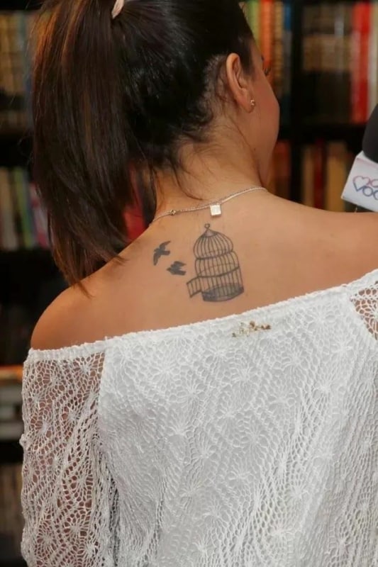 5 tatuagem de gaiola Anitta Pinterest