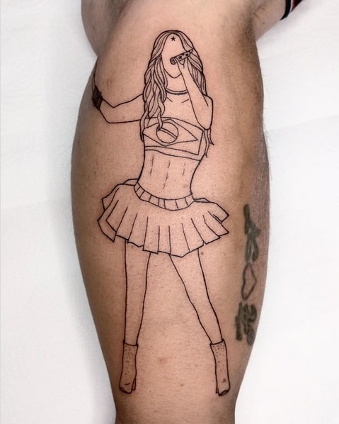 6 tatuagem Anahí RBD @loh tattooart